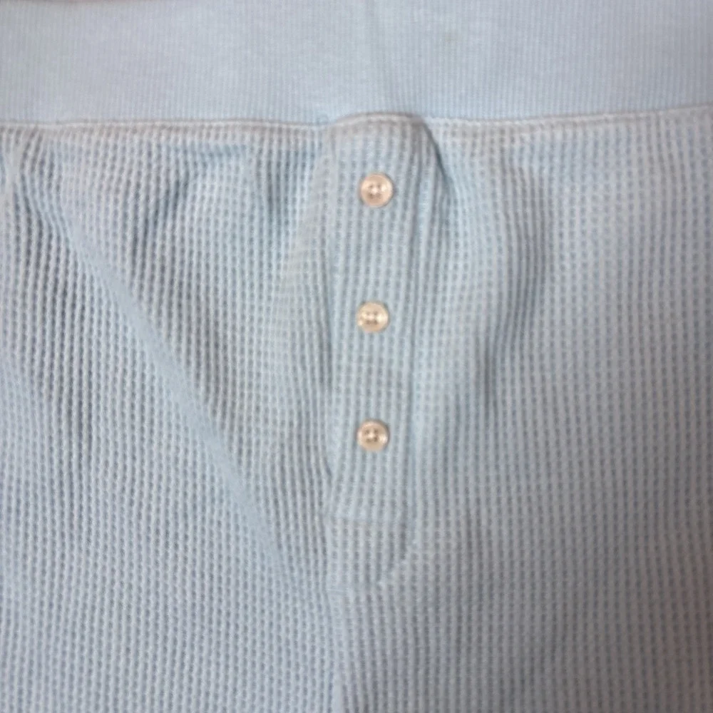 Auden Women's Blue Waffle Knit Pajama Shorts 3X Lounge NWT